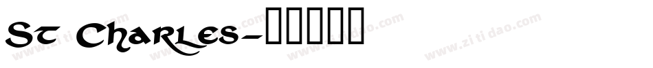 St Charles字体转换